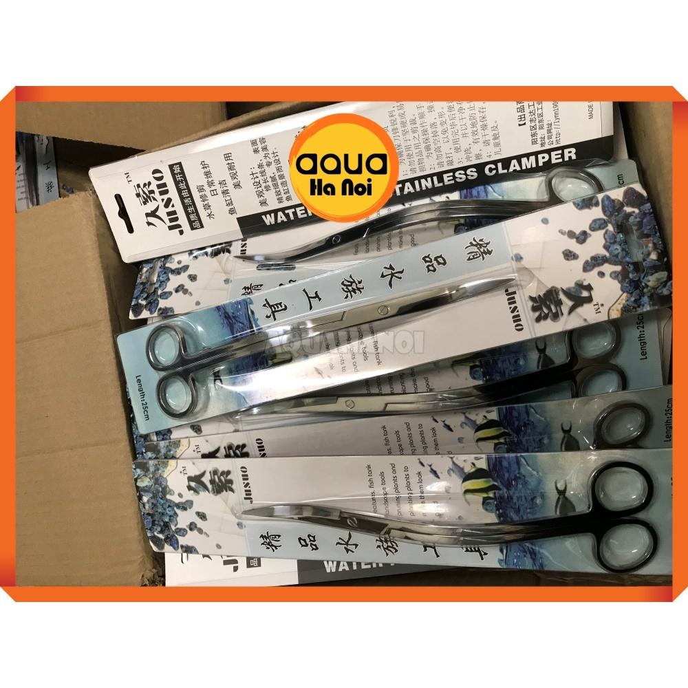Kéo lượn sóng cắt tỉa cây thủy sinh Jusuo - inox không gỉ - 25cm