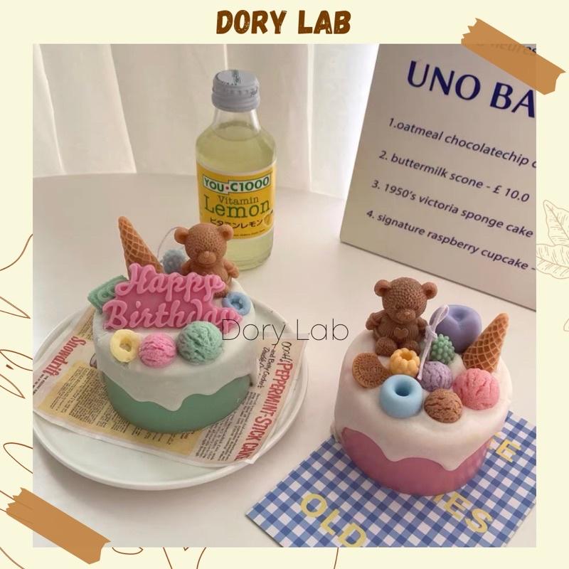 Nến Thơm Bánh Kem Làm Theo Yêu Cầu Nhiều Mẫu - Dory Lab