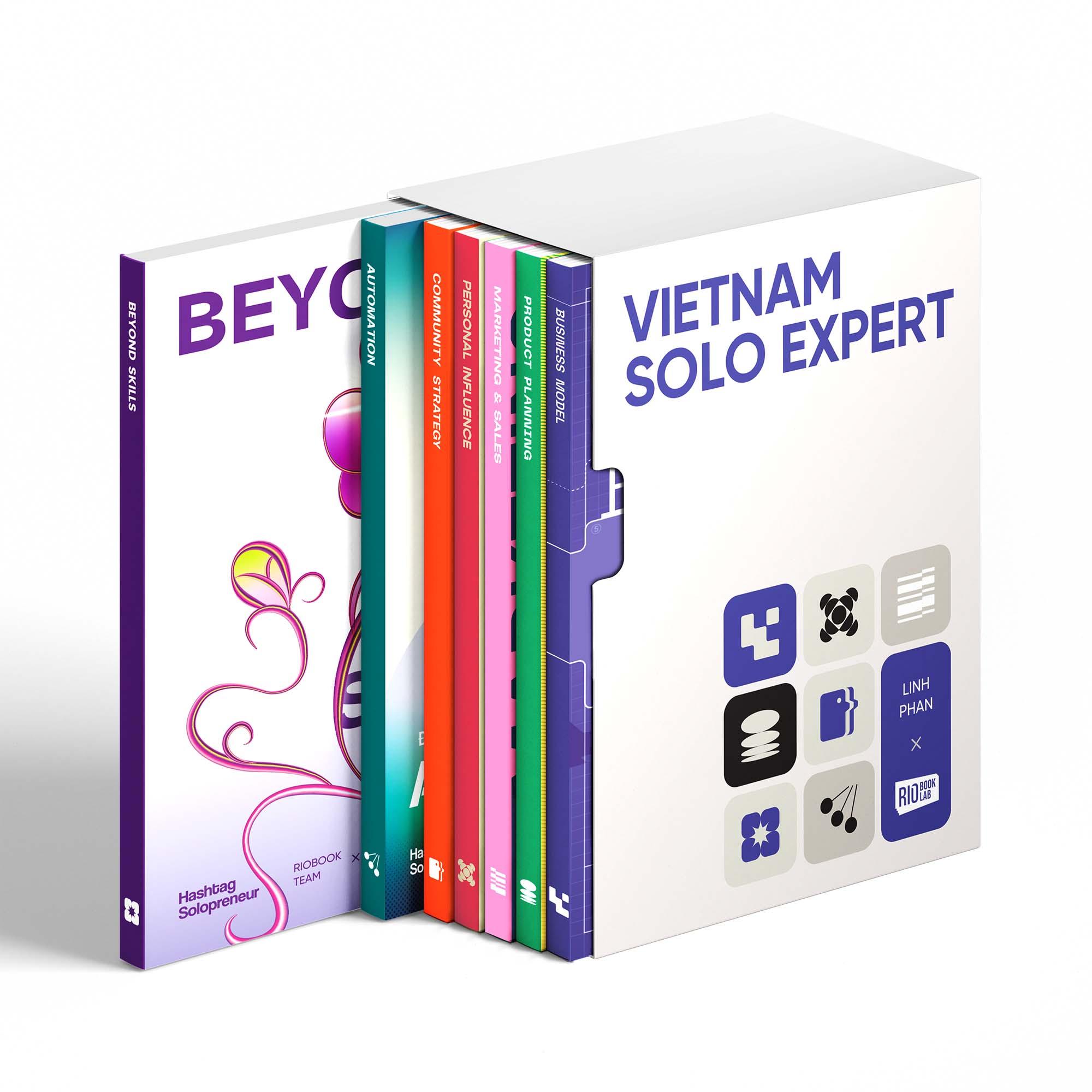 Sách - Boxset Vietnam Solo Expert - 7 Công Cụ Giúp Bạn Làm Chủ Sự Nghiệp Kinh Doanh Chuyên Môn Độc Lập (Hộp 7 Cuốn)