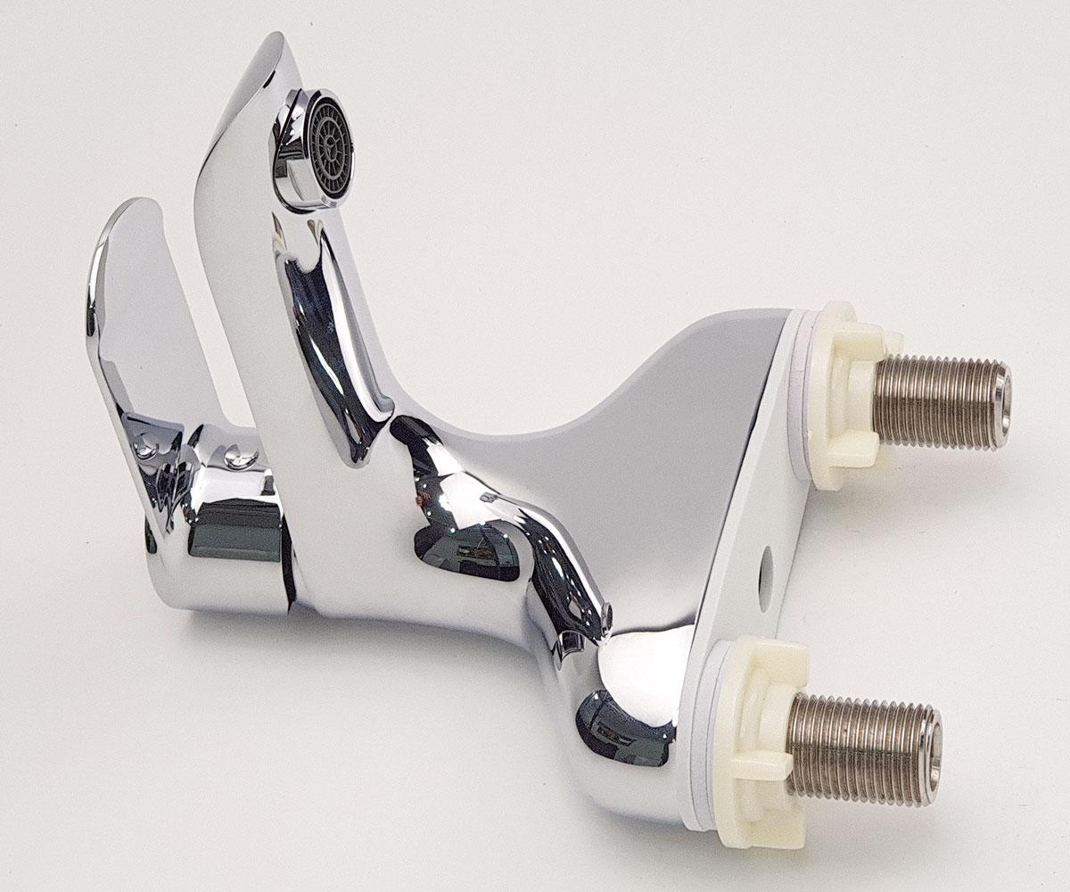 Vòi Lavabo nóng lạnh 2 chân Đồng mạ Chrome Eurolife EL-VIO03