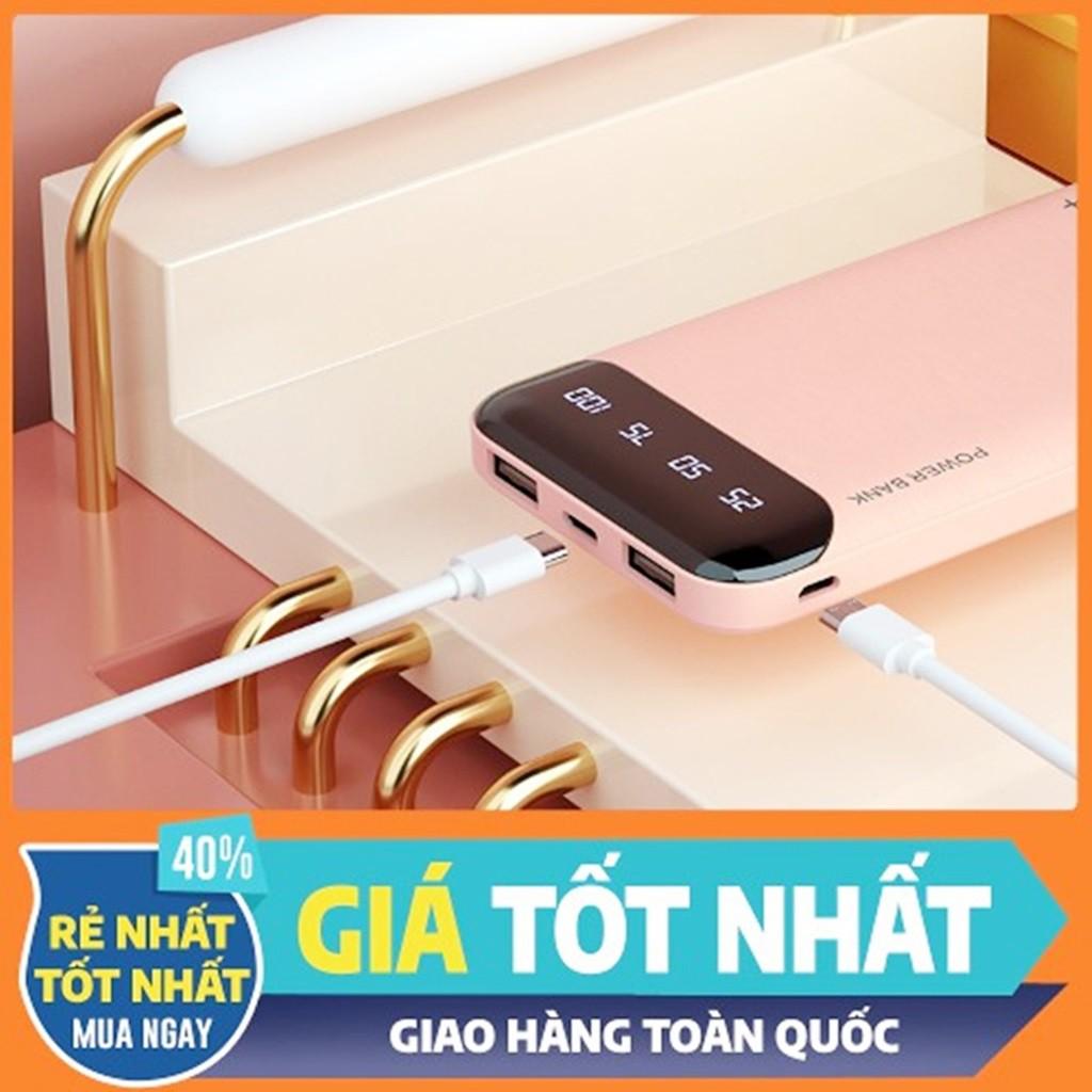 Pin Sạc Dự Phòng REMAX 10000mAh Đèn Led Hiển thị Pin, 2 Cổng Sạc USB Hàng Chính Hãng