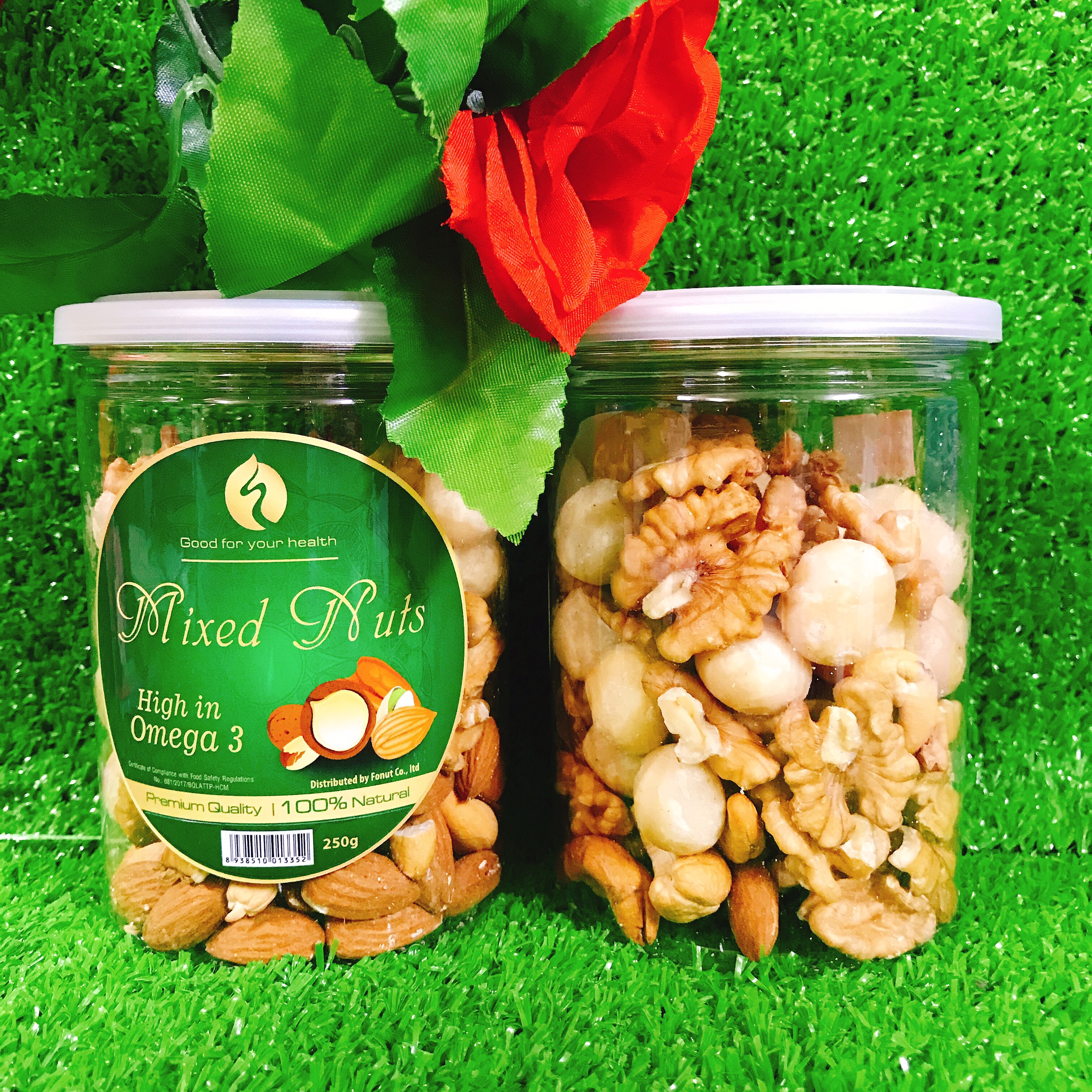 Combo Mixed Nuts 4 loại hạt dinh dưỡng tách vỏ 250g