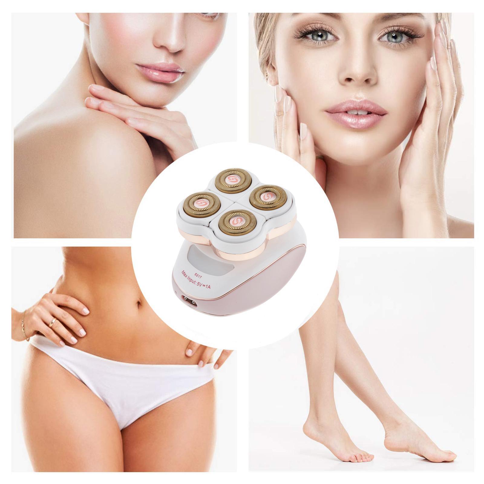 USB Rechargeable Electric Shaver Women Leg Body Bikini Hair Removal Trimmer