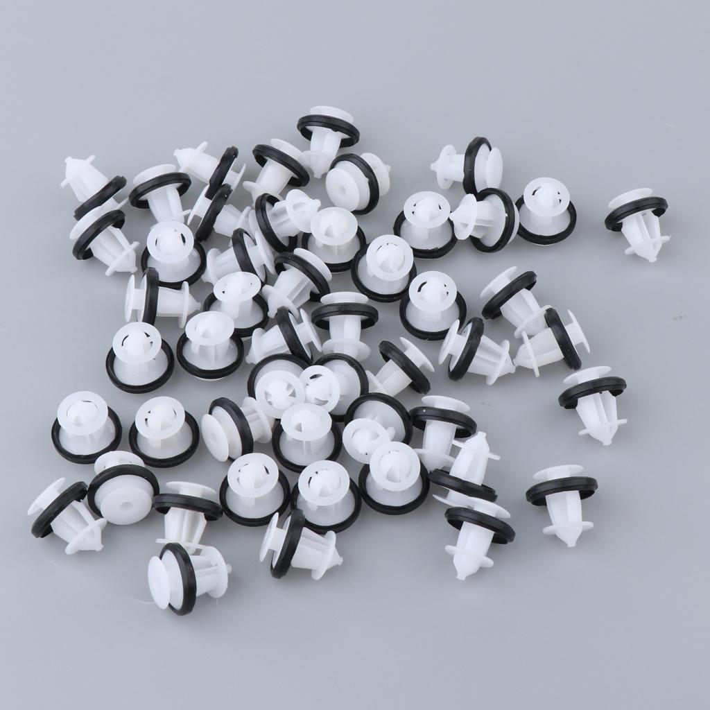 50 Pieces Car Door Rivets Bumper Trim Panel Retainer Clip