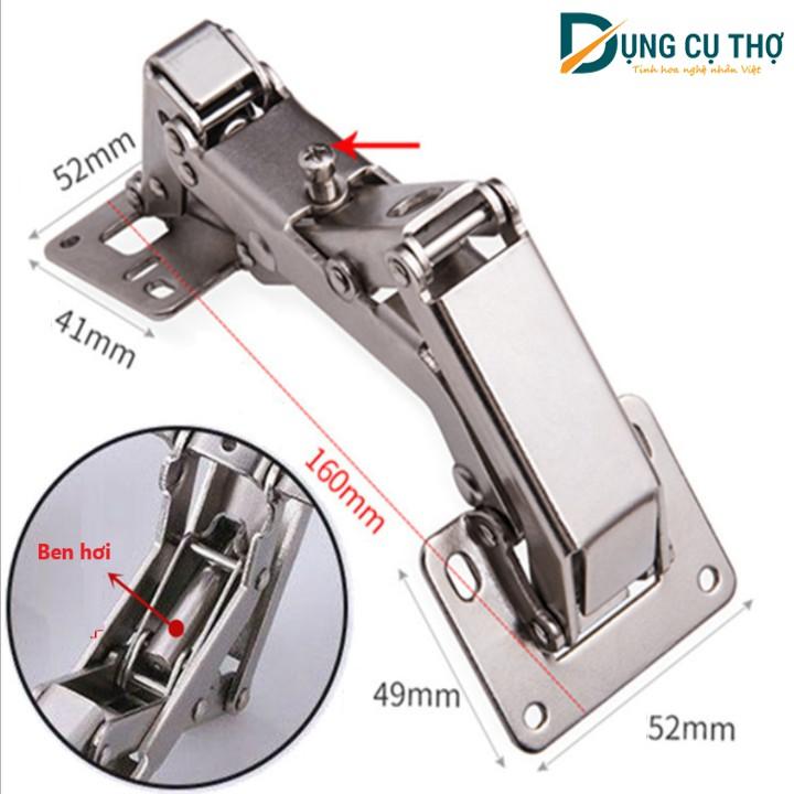Bản lề thép chữ M cao cấp ko giảm chấn và giảm chấn