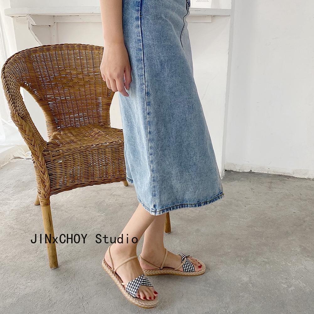 Giày sandal đế bằng thoải mái thời trang cho nữ
