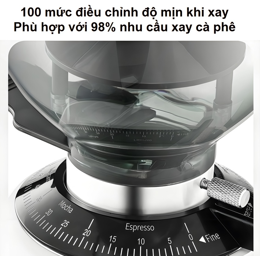 Máy xay hạt cà phê chuyên nghiệp dùng cho gia đình, quán cà phê vừa và nhỏ. Thương hiệu Mỹ cao cấp Shardor BD-CG301. HÀNG CHÍNH HÃNG
