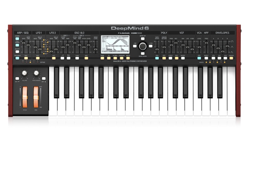 Thiết bị Tổng Hợp Đa Âm Thanh Keyboard Behringer Deepmind 6- Hàng Chính Hãng