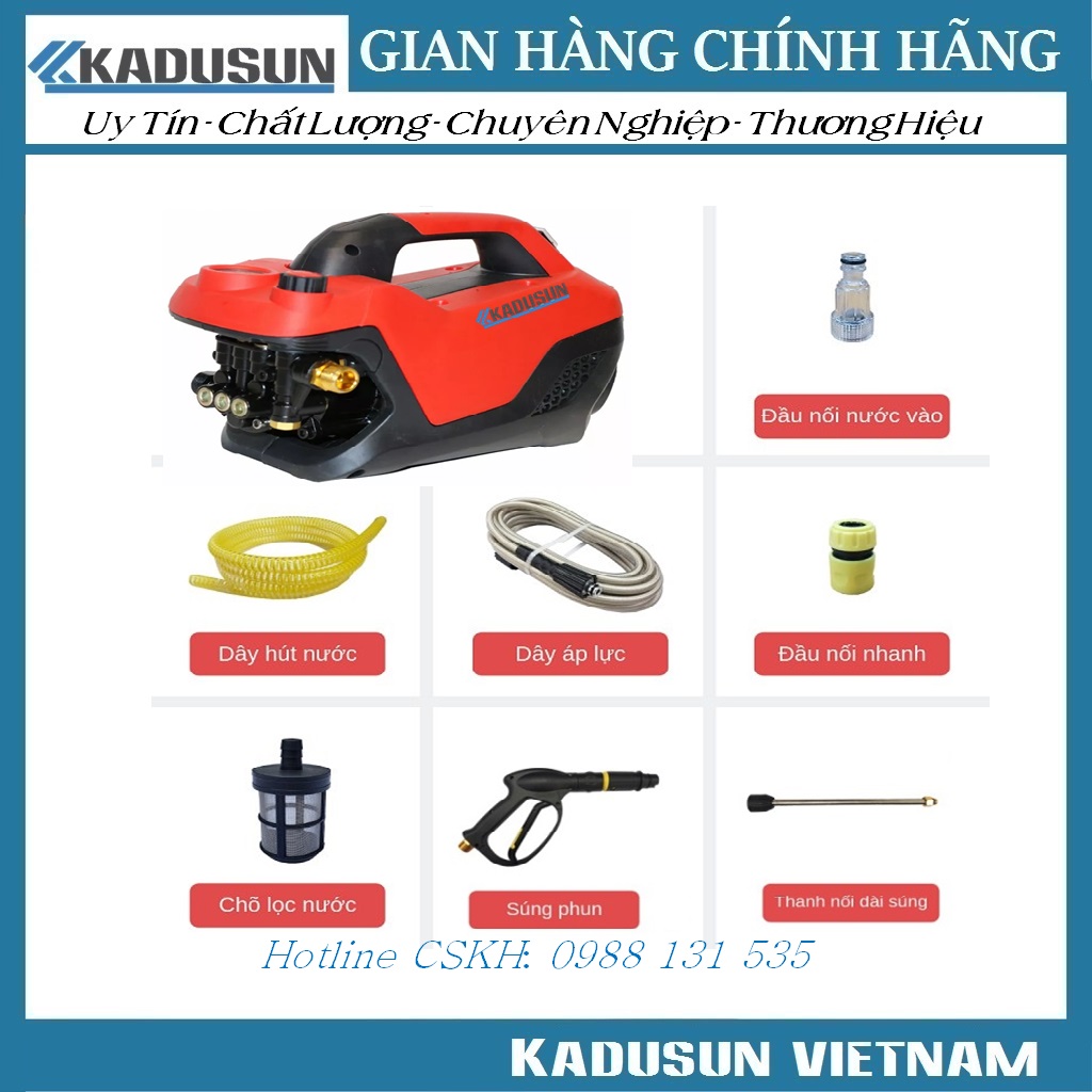 MÁY RỬA XE ÁP LỰC CAO KADUSUN K5-PXR9(Có chỉnh áp)