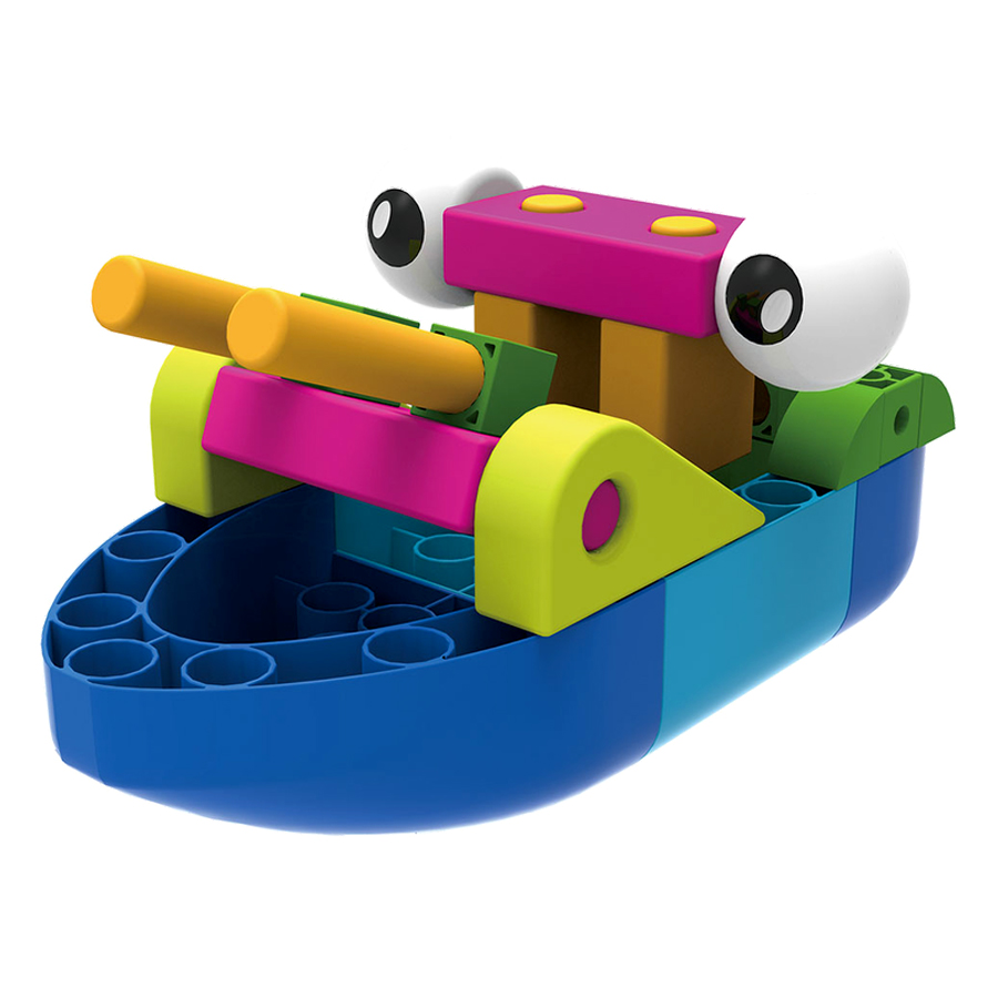 Mô Hình Tàu Thuyền Gigo Toys - Vua Chiến Hạm - Kids First Boat Engineer 7269 (52 Mảnh Ghép)