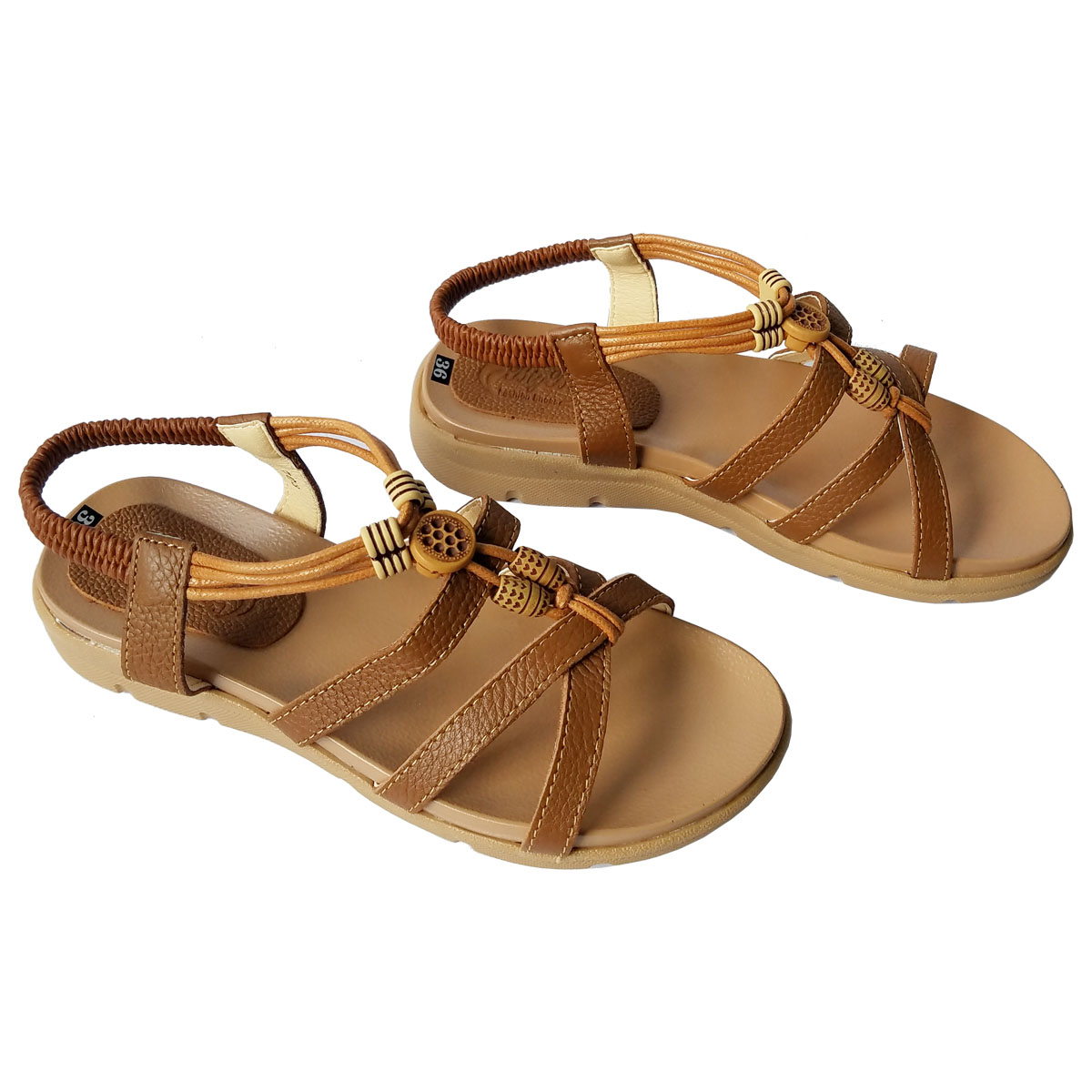 Hình ảnh Giày Sandal Nữ BIGGBEN Da Bò Thật SDN08