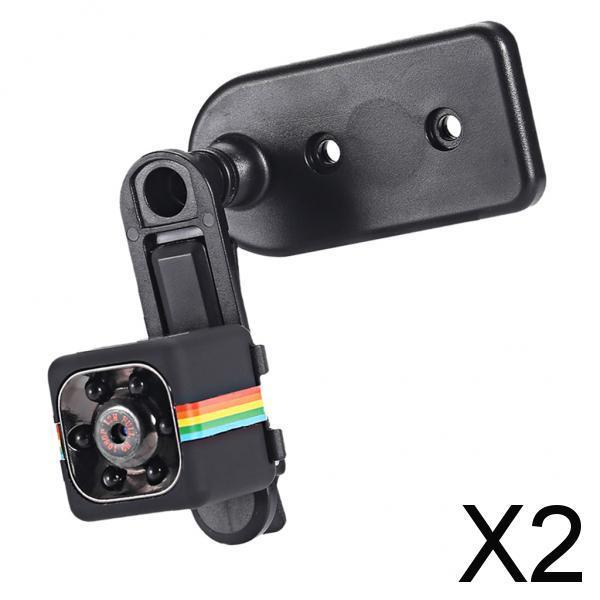 2xSQ11 720P Mini Car Hidden DV DVR Camera Spy Dash Cam IR Black