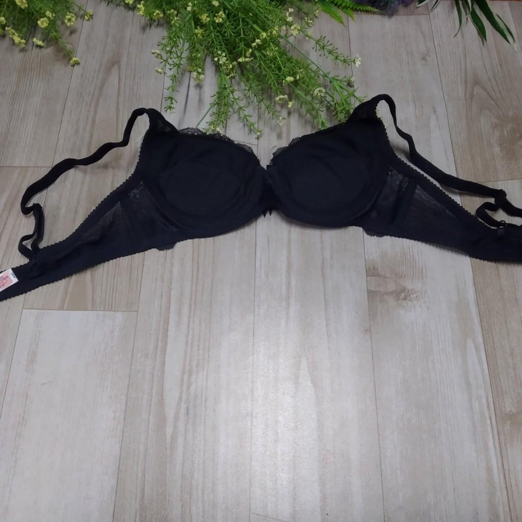 Áo lót nữ nâng ngực Bonbon 3576 mút dày phối ren nửa quả