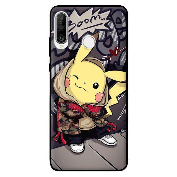 Ốp lưng in cho Huawei P30 Lite Pikachu - Hàng chính hãng