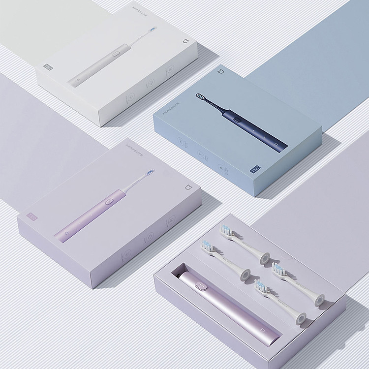 Bàn chải đánh răng Xiaomi Mijia T302, bàn chải điện xiaomi-Hàng chính hãng