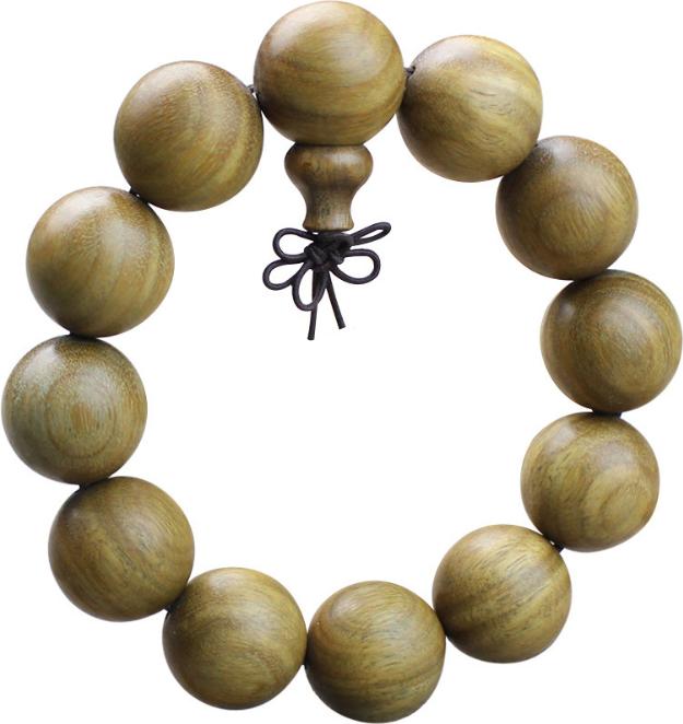 Vòng tay gỗ đàn hương xanh 10 -12ly VG10