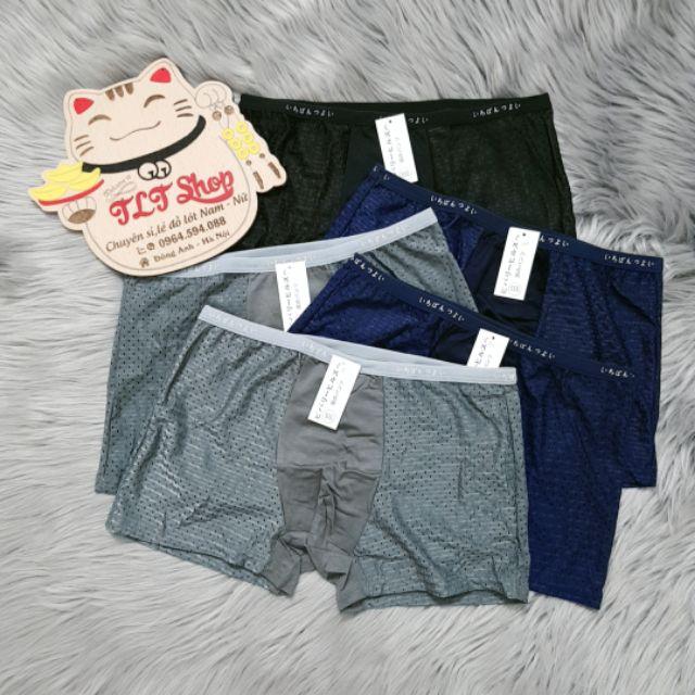SET 6 CHIẾC QUẦN SỊP NAM THÔNG HƠI XUẤT NHẬT SIÊU THOÁNG MẪU TỐI MÀU