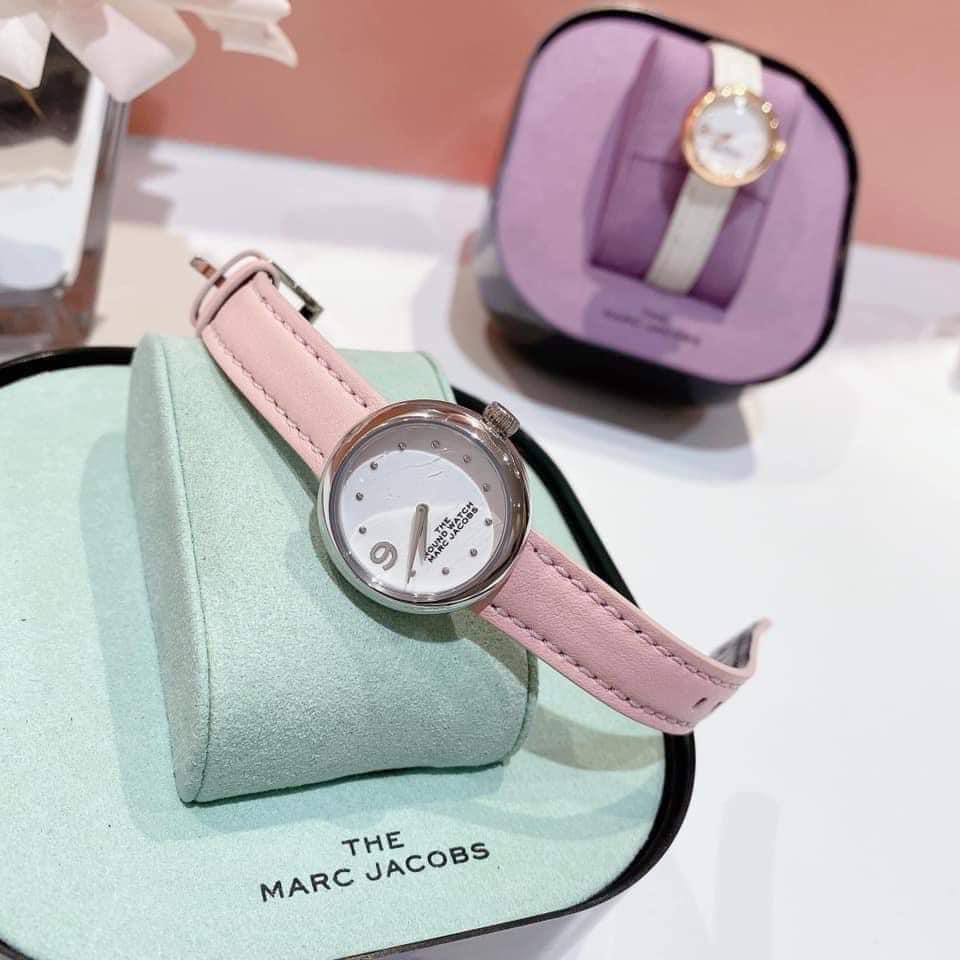 Đồng Hồ Nữ Marc Jacobs MJ0120184720 dây hồng, mặt trắng (Size 28mm)