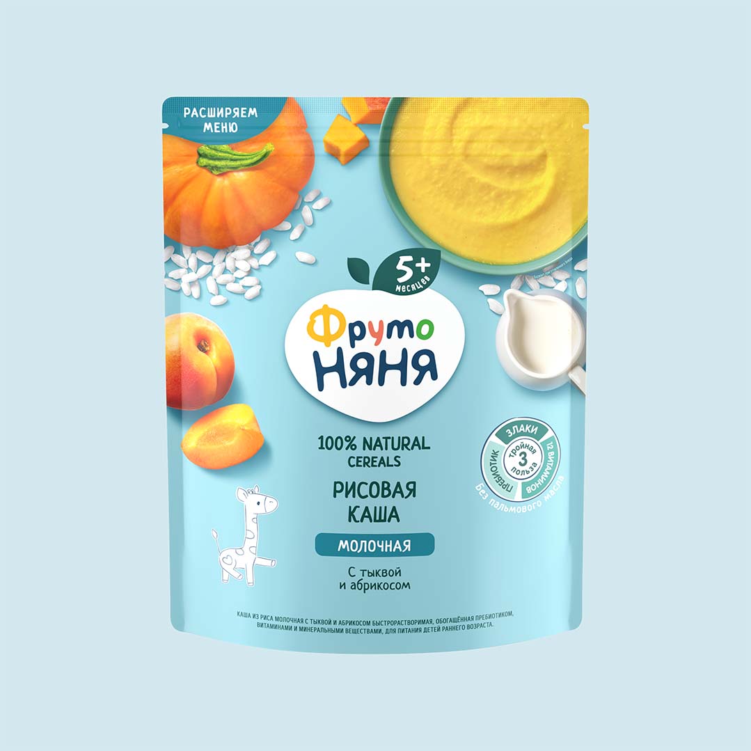 Bột Ăn Dặm Fruto Nga 6M+ - Ngon Bổ Dưỡng, Không GMO - FRUTONANNY 200G