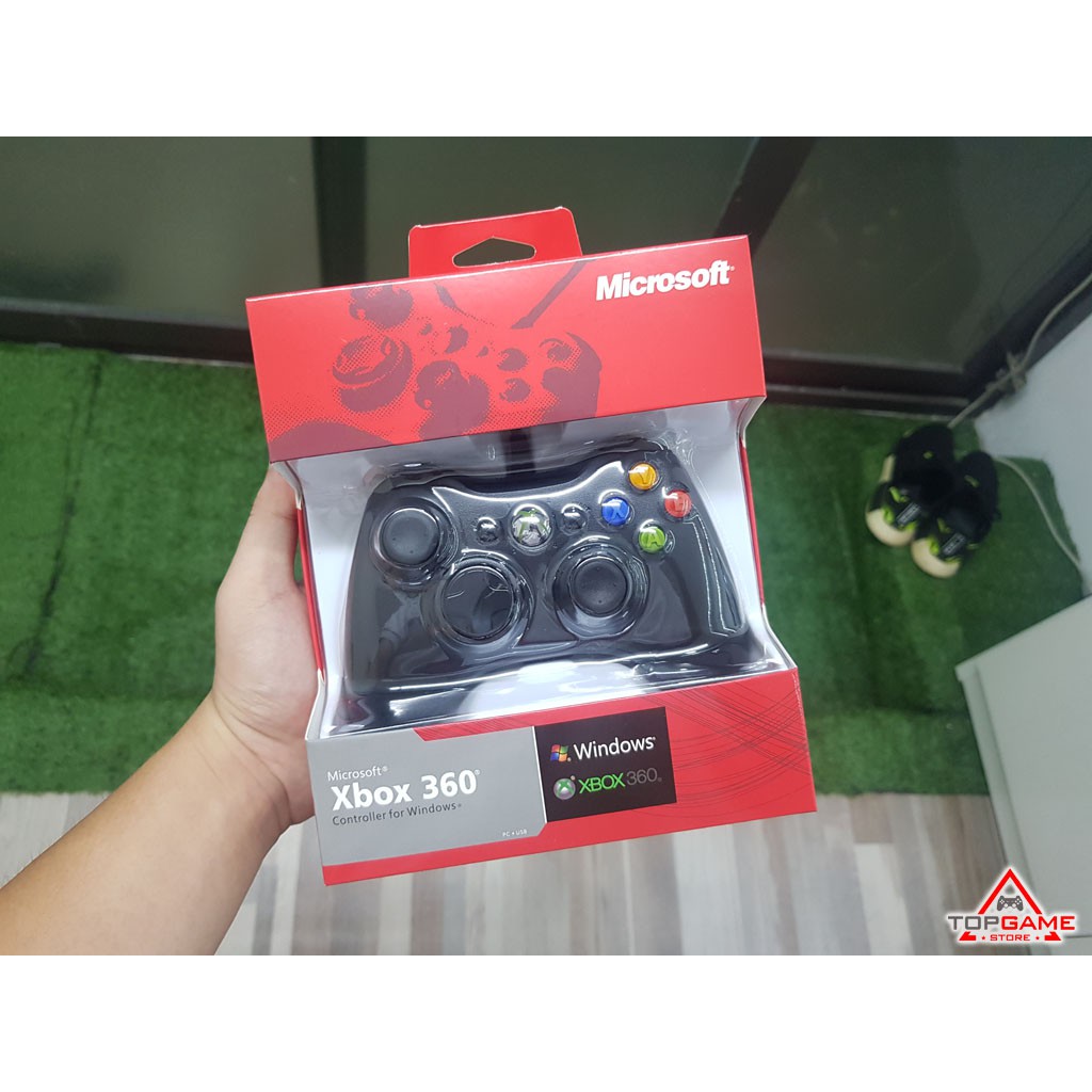 Tay cầm Xbox 360 Controller for Windows pc, xbox, laptop...Cổng USB 2.0 Cắm là nhận không cần cài đặt