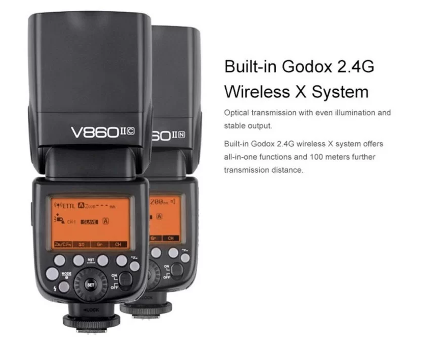 ĐÈN FLASH GODOX V860II CHO MÁY ẢNH SONY HÀNG CHÍNH HÃNG