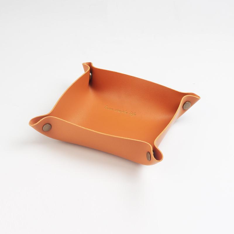 Khay da, khóa bằng điện thoại di động hộp coin khay valet cho chính tiền cady, bàn đầu giường lưu trữ nhỏ hộp hộp đựng Giáng sinh / món quà năm mới