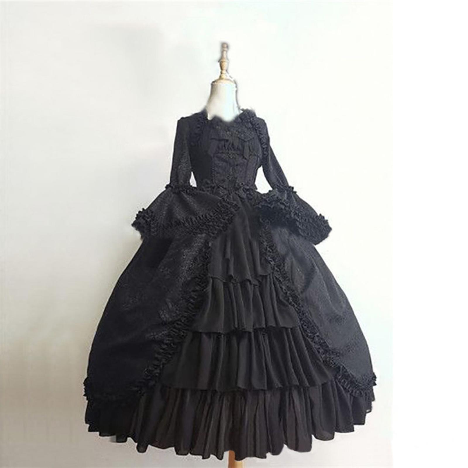 Lady Ball Dress Gothic Dress Halloween Costume Fancy Dress Costume for Masquerade Ball