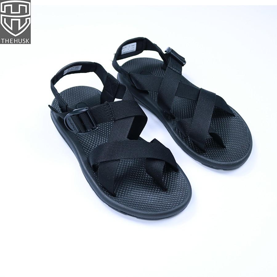 Giày Sandals Unisex HuuCuong &amp; TheHusk Xỏ Ngón Quai Dù Đế Cao Su - TH9