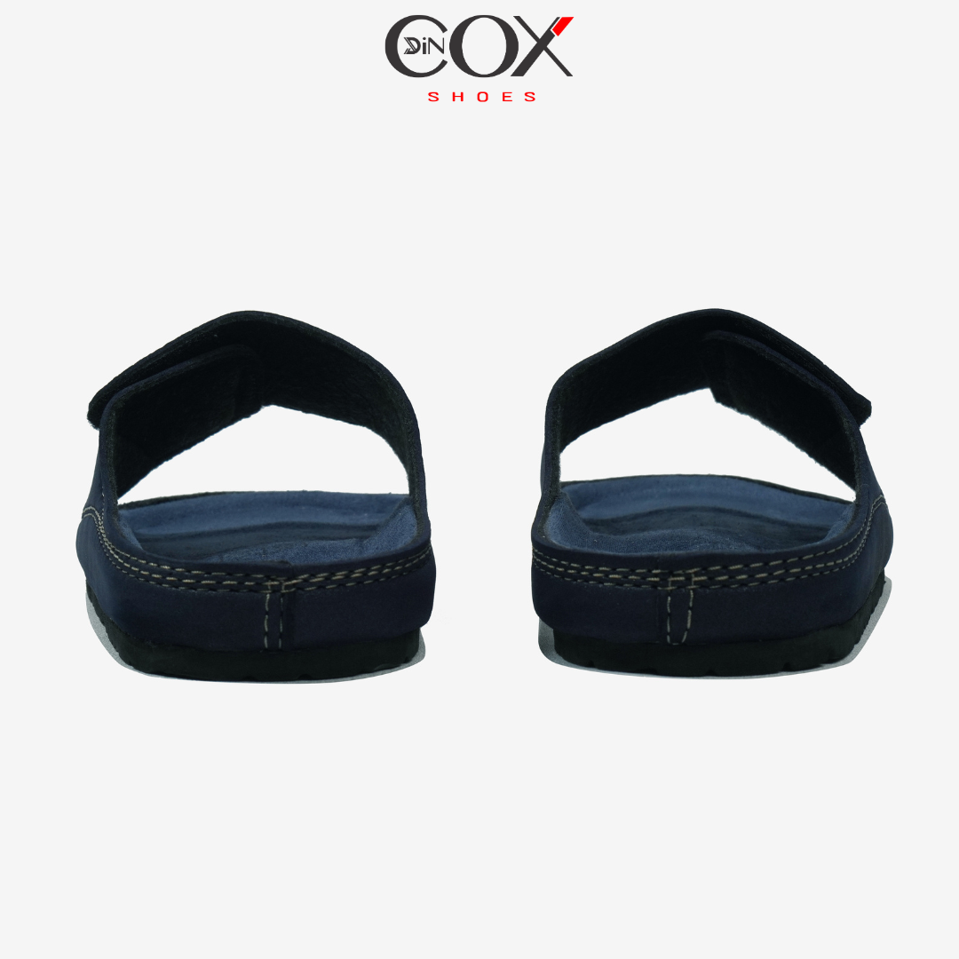 Dép Đế Trấu Nam 1 Quai Dán DC07 Navy Thời Trang Dincox