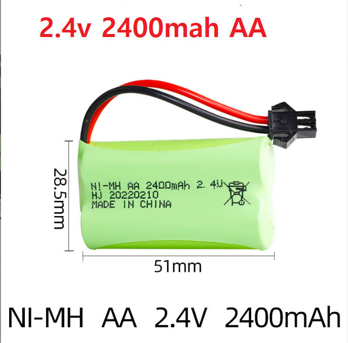 Pin Loại AA Ni-Mh 2.4v 2400mah Dùng Thiết Bị Điện - Xe Điều Khiển Loại Xịn Hàng Mới 100%