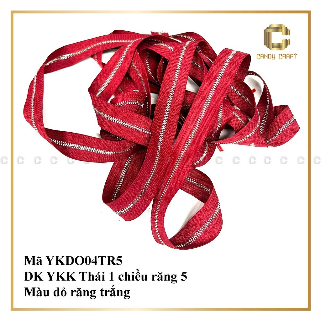 Dây kéo YKK Thái 1 chiều răng 5