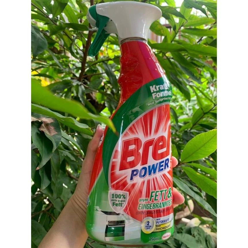 Xịt tẩy rửa vết bẩn dầu mỡ nhà bếp BREF 750ml