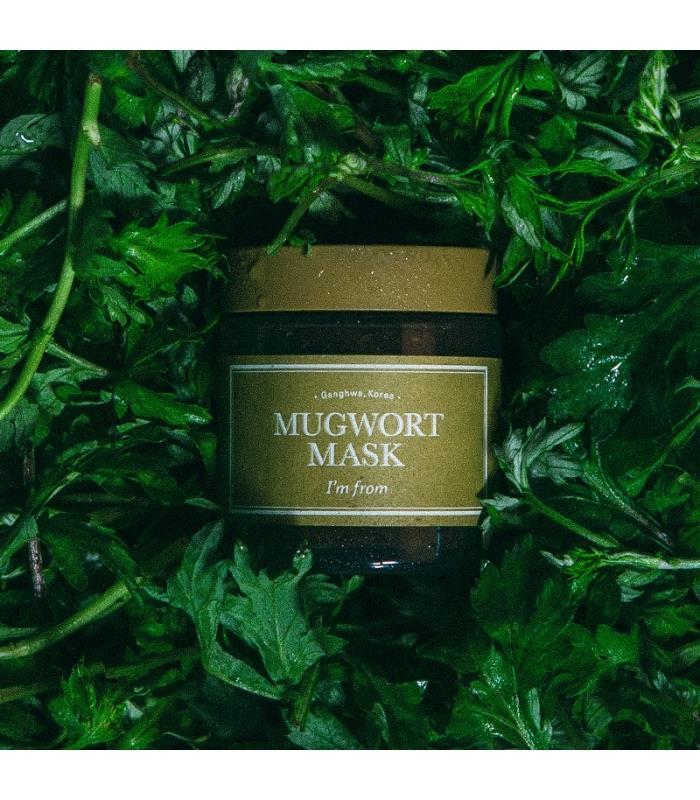 Mặt nạ ngải cứu làm dịu da sau mụn, da kích ứng I’M FROM Mugwort Mask 110g