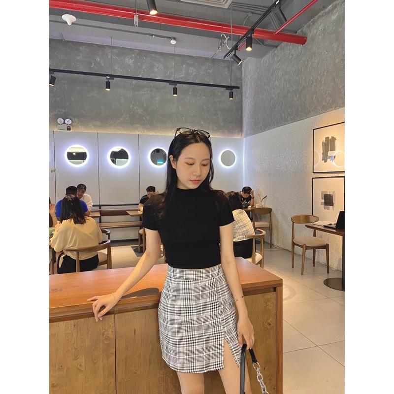Chân váy xẻ lai