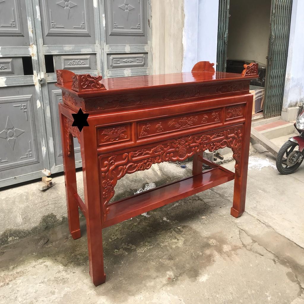 Án Gian Thờ Gỗ Thông Đức Chân 10