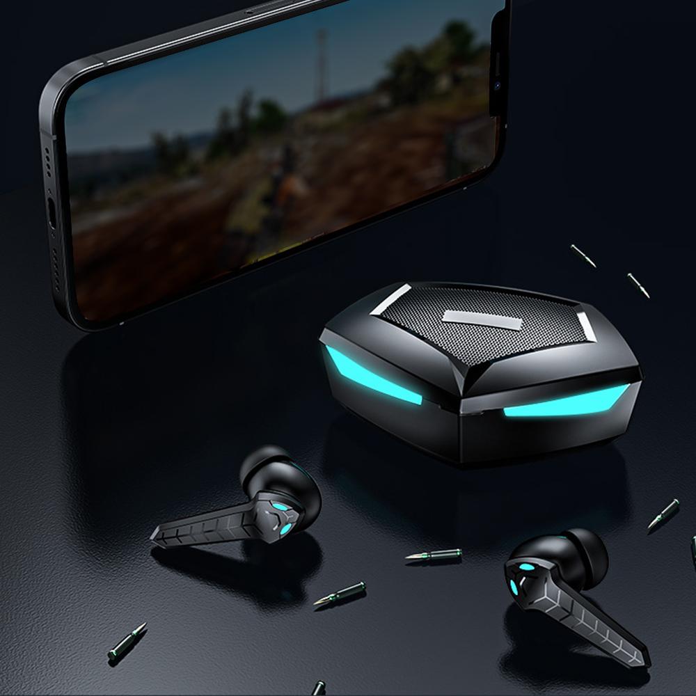 Tai nghe chơi game có độ trễ thấp với hộp sạc,cảm ứng chính xác