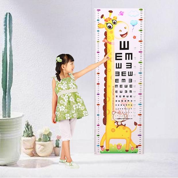 Thước đo chiều cao, decal dán tường cho bé hình các con vật cực dễ thương Như Trang Plaza