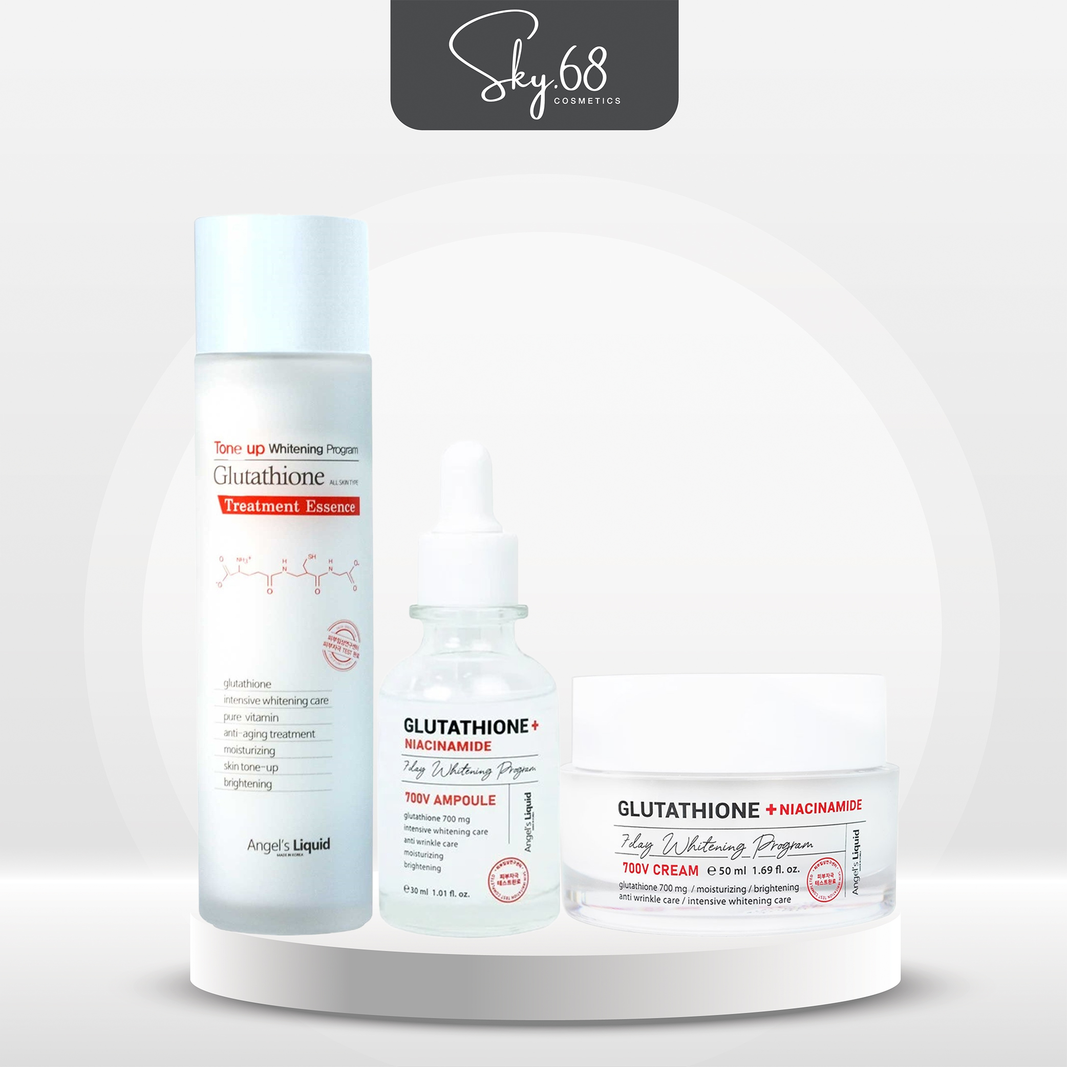 Bộ 3 sản phẩm truyền trắng, mờ thâm nám Angel's Liquid