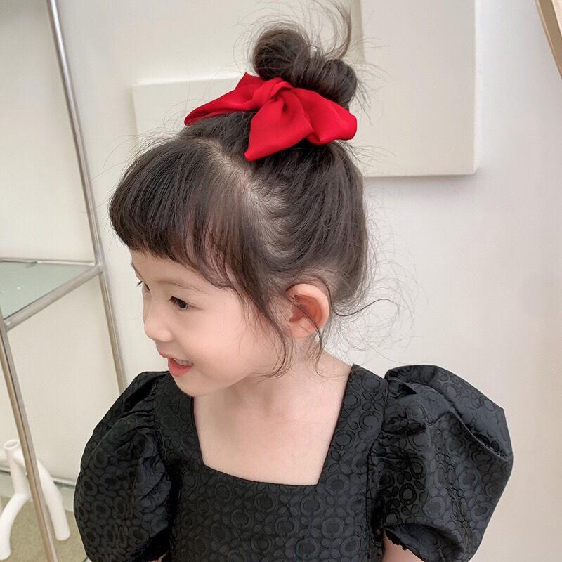 KẸP TÓC NƠ CHẤT LIỆU VẢI SATIN THANH LỊCH CHO MẸ VÀ BÉ - NUNAM SHOP