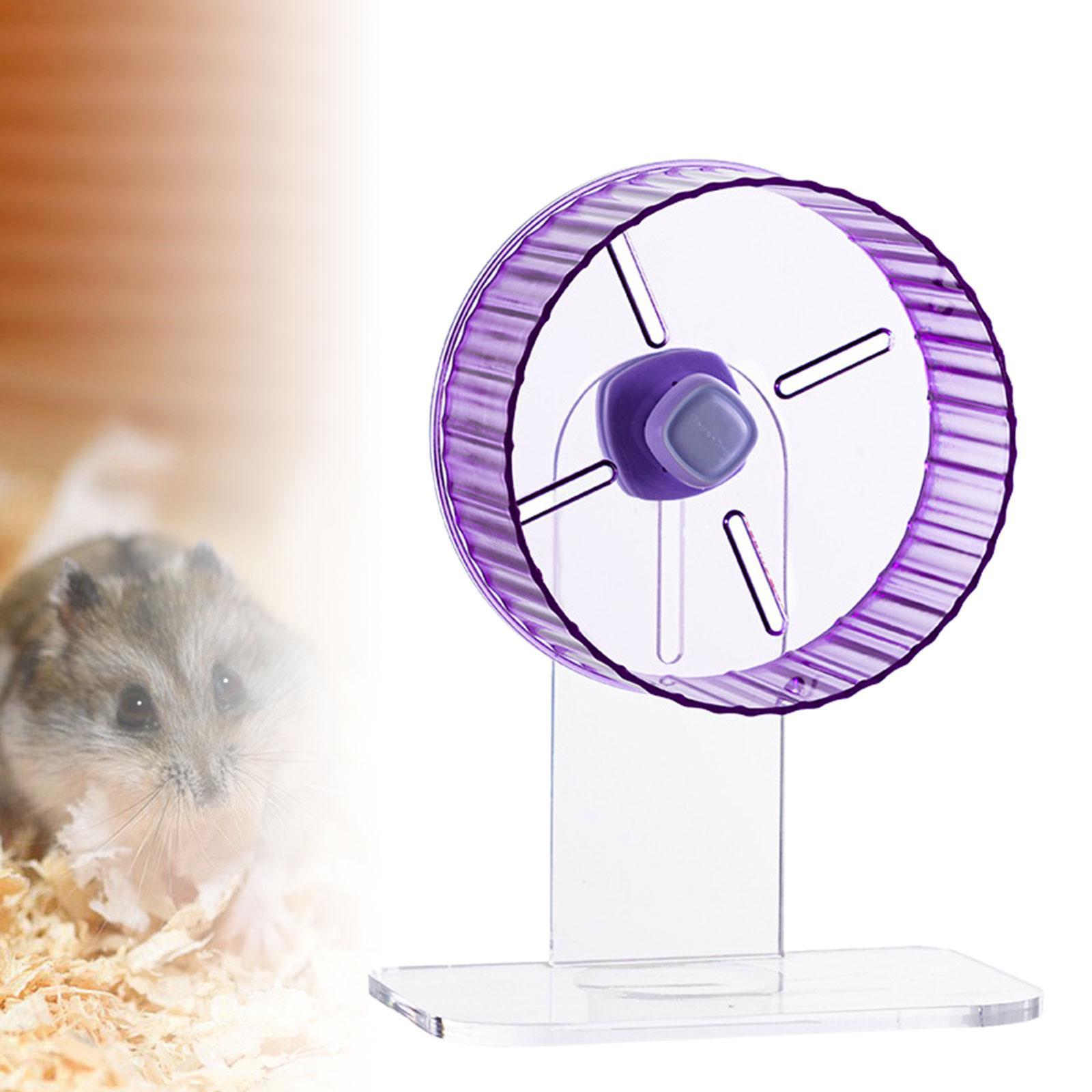 Hamster Exercise Wheels Round Small Pets Sports Toys Hamster Accessories Quiet for Dwarf Other Small Animals Rat Mice Gerbils