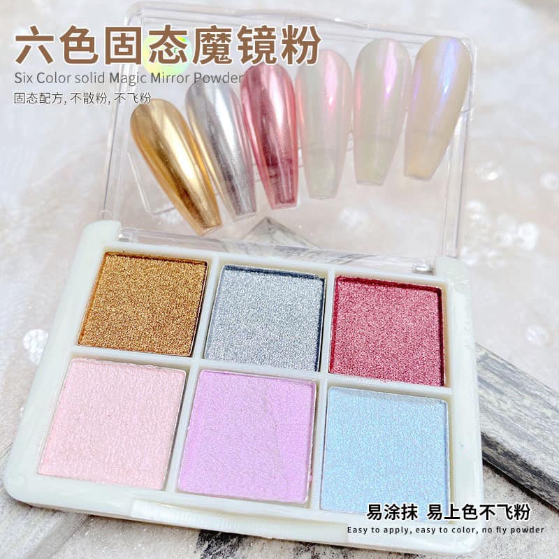 tráng gương set 6 màu làm nail { mã 5 }