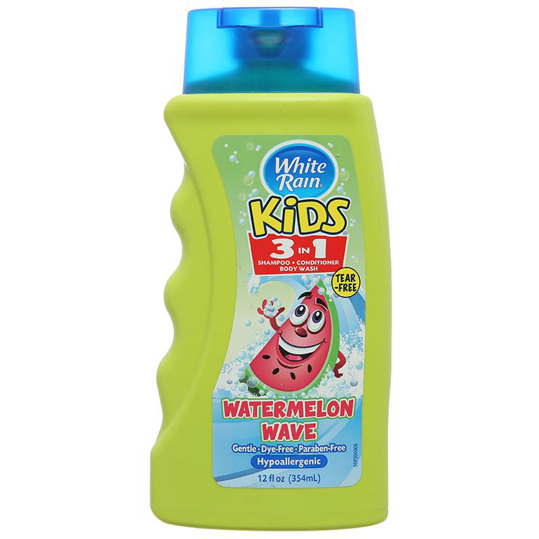 Dầu tắm gội trẻ em White Rain Kids 3in1 Watermelon Wave 354ml