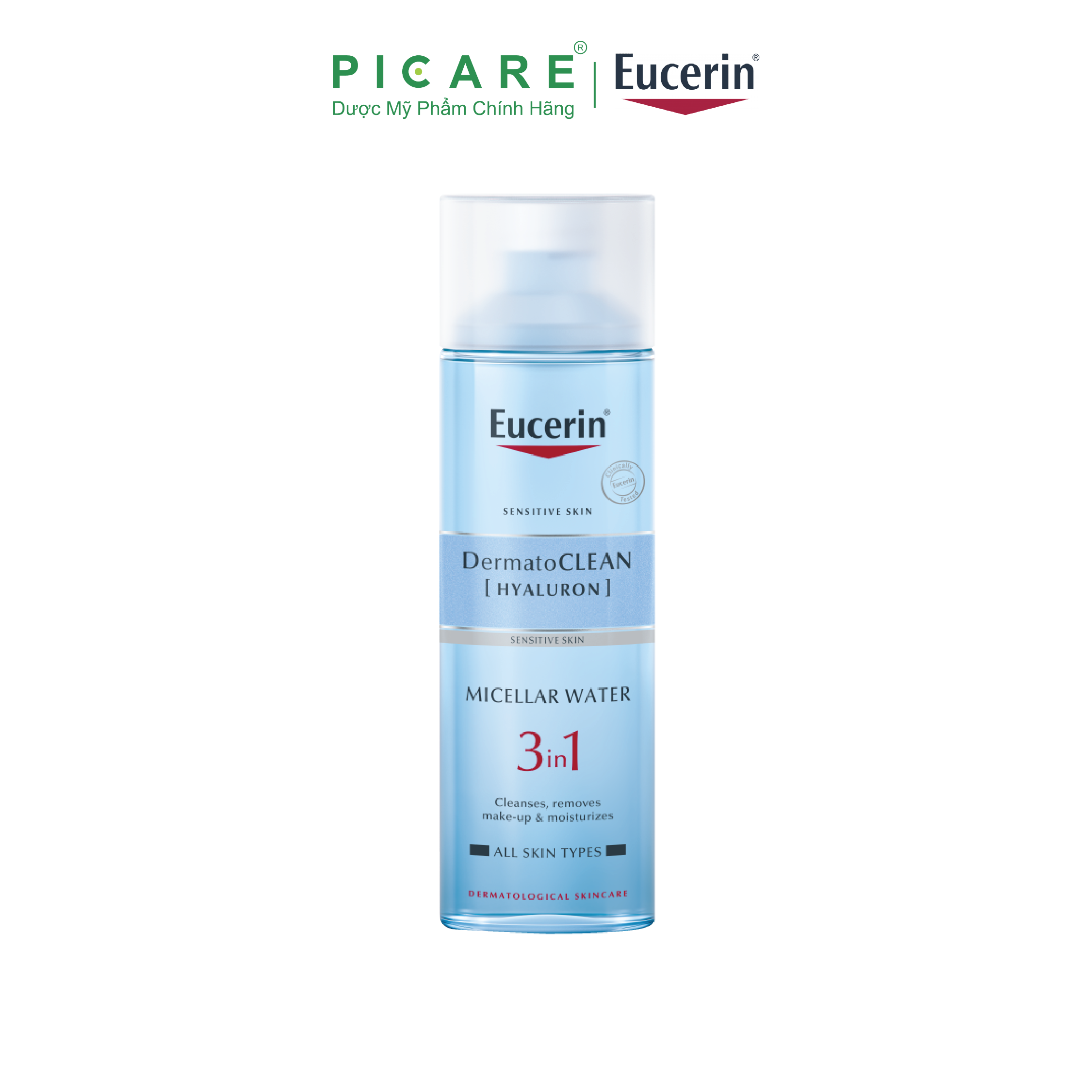 Tẩy Trang 3in1 Eucerin Dermato Clean Micellar Cleansing Fluid KBM01