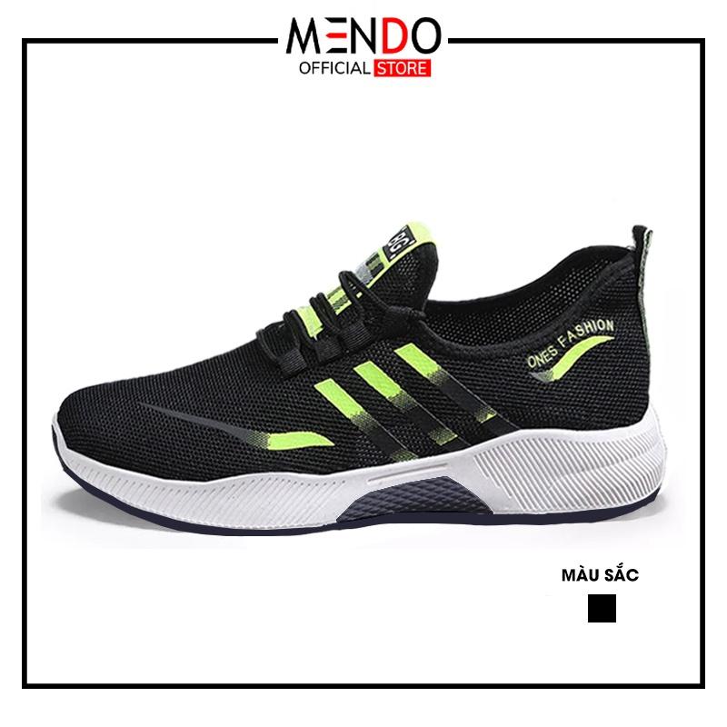 Giày Thể Thao Nam MENDO - Giày Sneaker Màu Xanh Đen, Vải Thoáng Khí, Êm Chân - G5015