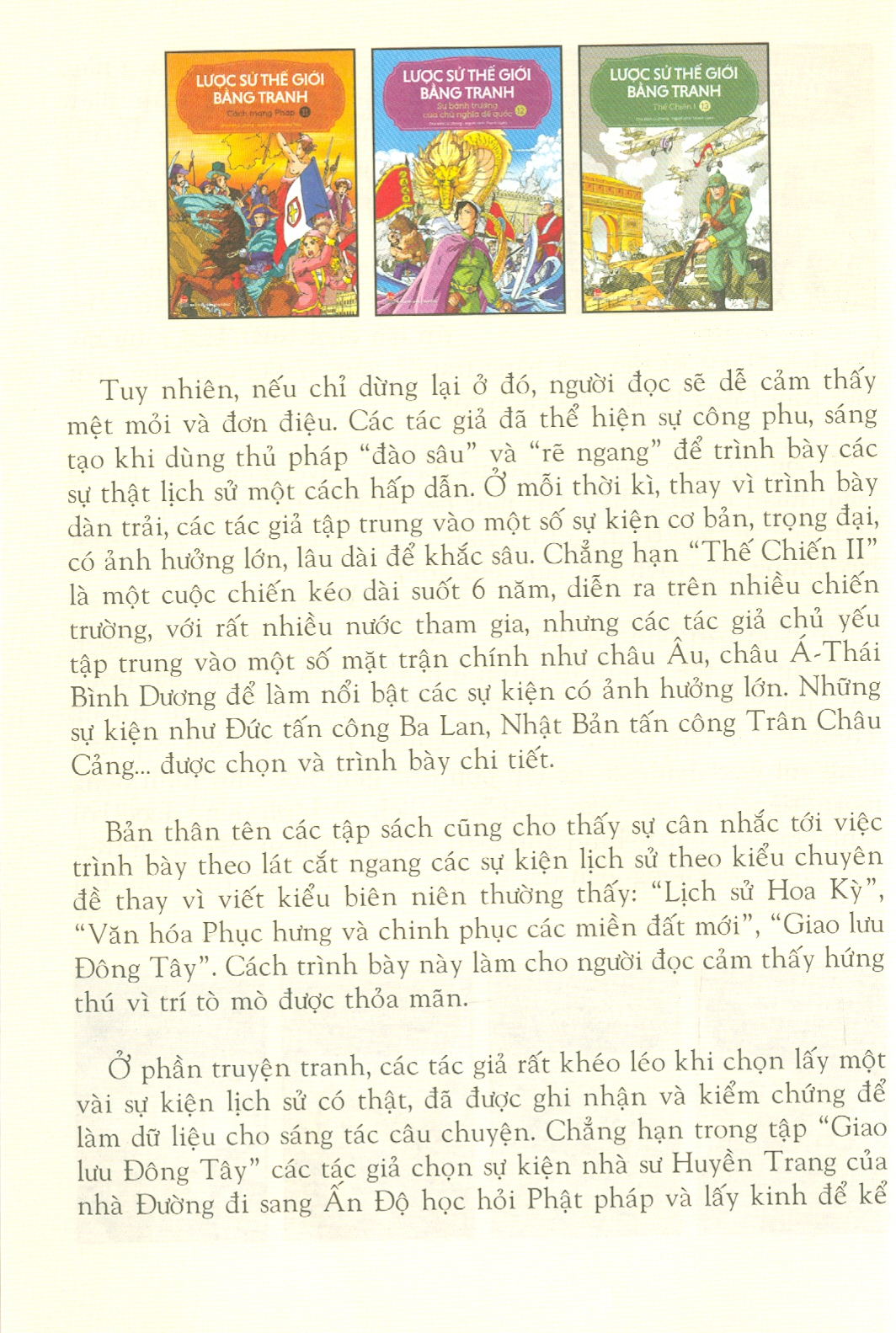 Lược Sử Thế Giới Bằng Tranh, Tập 1: Rang Đông Của Văn Minh Nhân Loại (Bản in màu - Tái bản 2023)