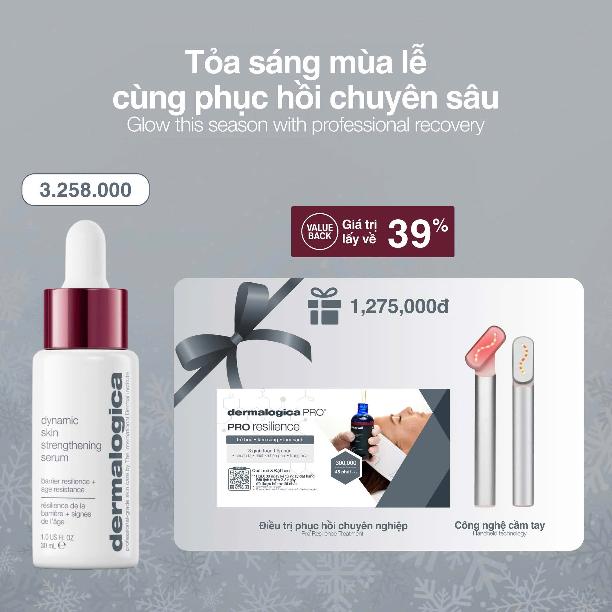 Serum tái tạo hàng rào bảo vệ, tăng cường khả năng phục hồi của da DYNAMIC SKIN STRENGTHENING SERUM của Dermalogica