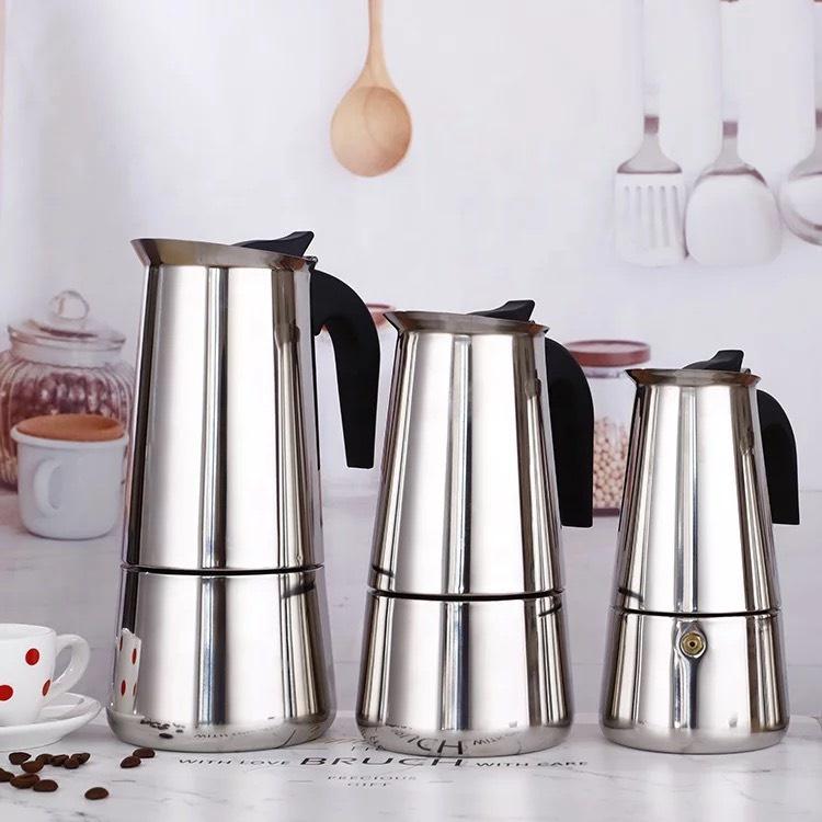 Bình Pha Cà Phê, Bộ Lọc Cà Phê Epresso/Thép Không Gỉ 100ml 200ml 300ml 450ml/BON STORE7788