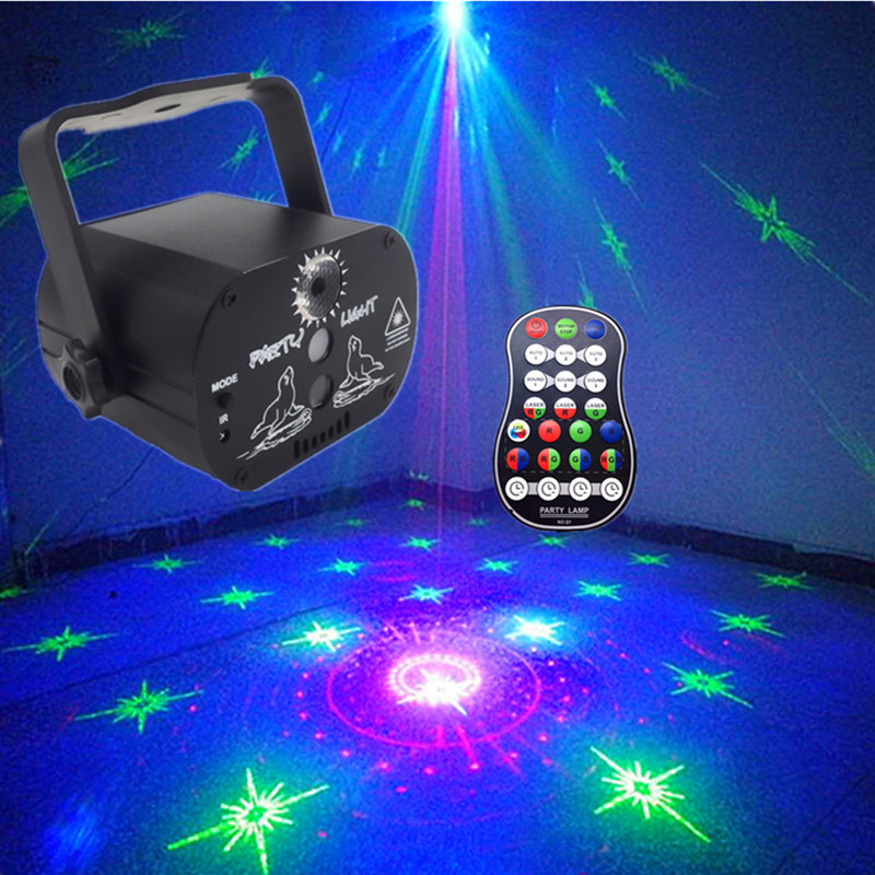 Đèn Laser Mini Với LED Siêu Sáng 60 Hoa Văn Cho Sân Khấu Bar, Karaoke, Vũ Trường