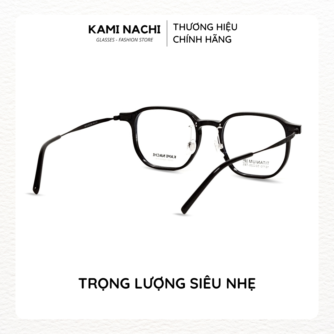 Gọng kính The Angel phiên bản Yuri chất liệu Titanium mạ I-on mã 16110X KAMI NACHI