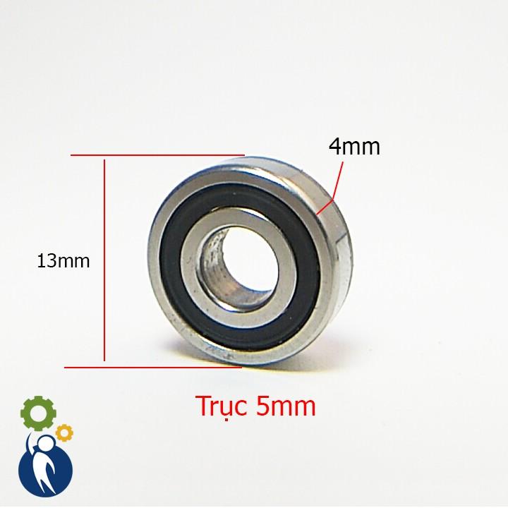 Bộ 2 Cái Vòng Bi Trục 5mm Kích Thước 5x13x4mm